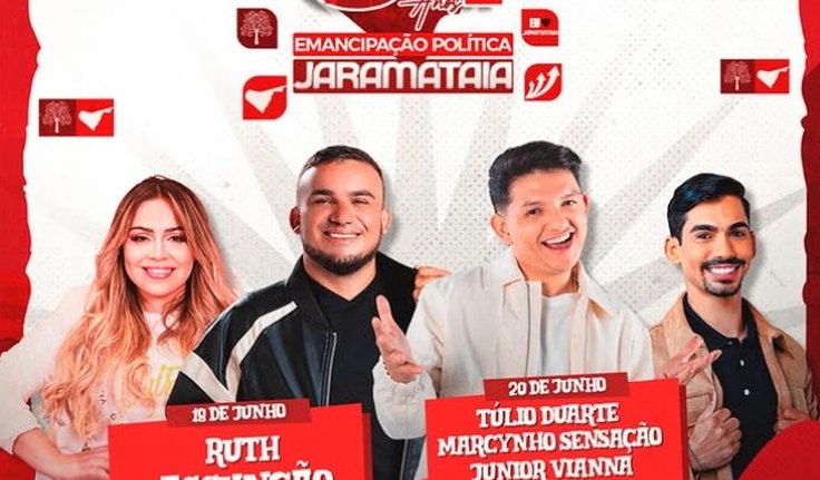Jaramataia celebra 64 anos de emancipação política com inaugurações e shows de grandes atrações musicais