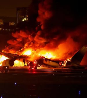 Cinco pessoas morrem após colisão de aeronaves em aeroporto de Tóquio