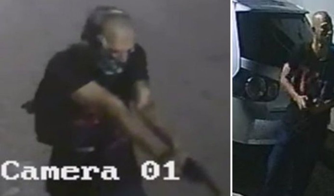 Polícia Civil divulga imagens de suspeito de homicídio no Jacintinho