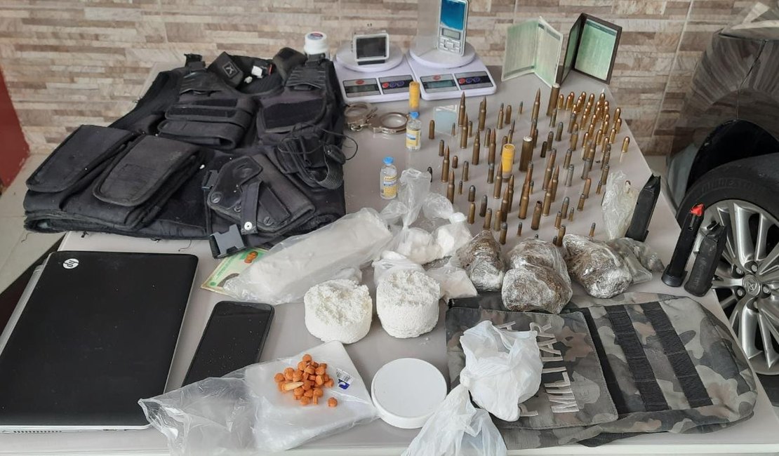 Operação integrada cumpre 22 mandados contra organização criminosa especializada em tráfico de drogas em Maceió