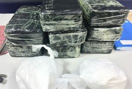 Operação conjunta deixa um morto, duas presas e apreende 9 kg de cocaína