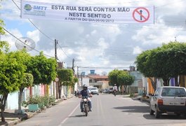 SMTT muda sentido de três ruas nesta quinta-feira