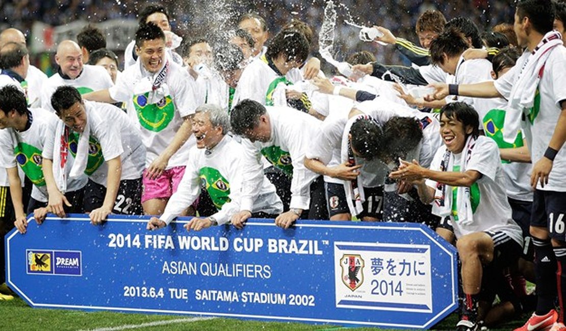 O Japão é o primeiro classificado para a Copa de 2014