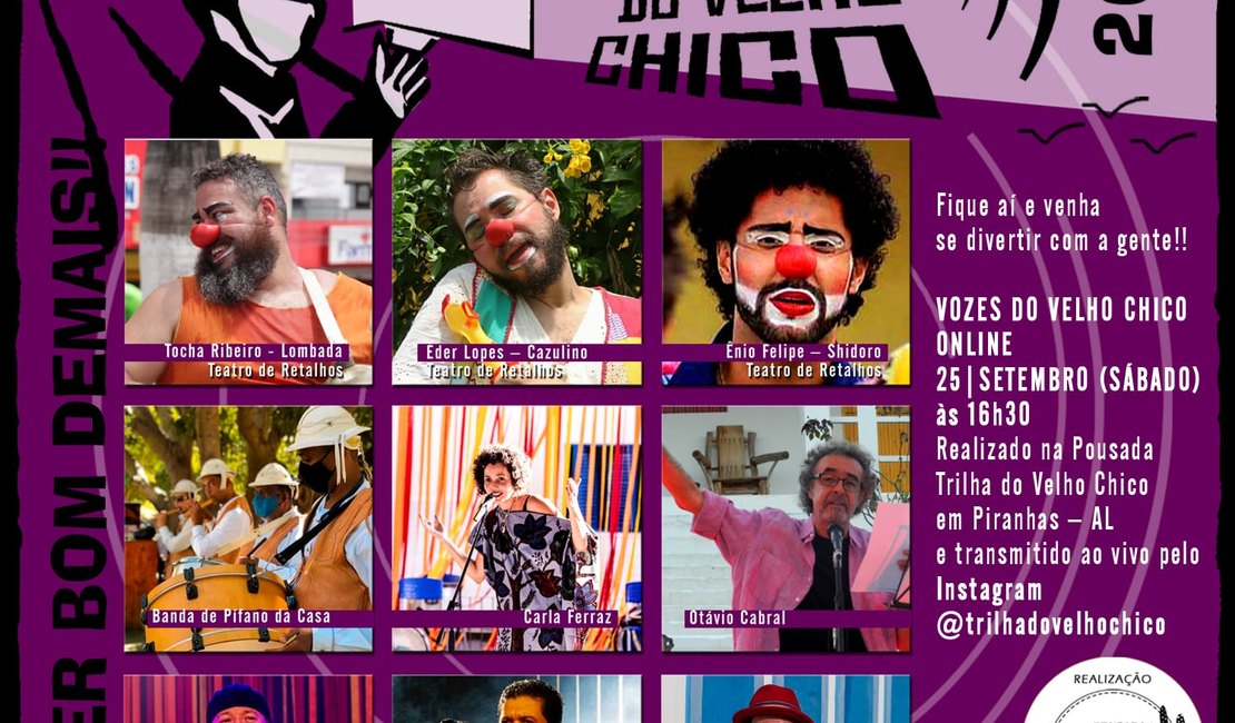 Já É Notícia fará transmissão do Projeto Vozes do Velho Chico, que ocorre neste sábado