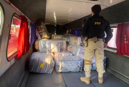 PRF apreende mercadorias transportadas sem Nota Fiscal no Sertão alagoano