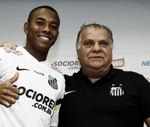 Apresentado, Robinho quer disputar clássico contra o Corinthians