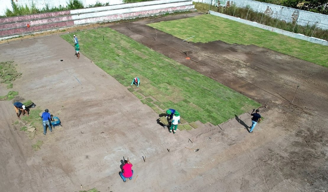 Prefeito Ronaldo Lopes revitaliza sede e estádio do Sport Club Penedense