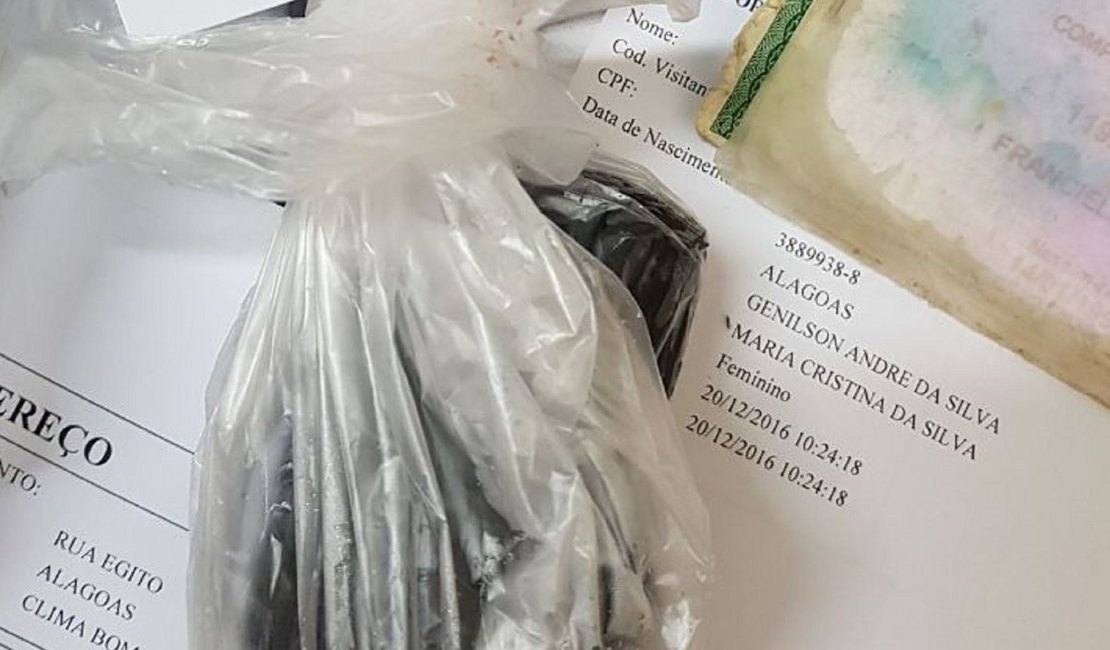 Mulheres são pegas com droga nas partes íntimas durante revista em presídio de Maceió