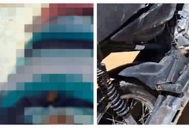 Condutor é levado para o HEA após acidente de moto perto do Parque Divina Luz