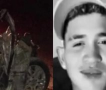 Batida de frente entre carro e caminhão deixa jovem morto em Delmiro Gouveia