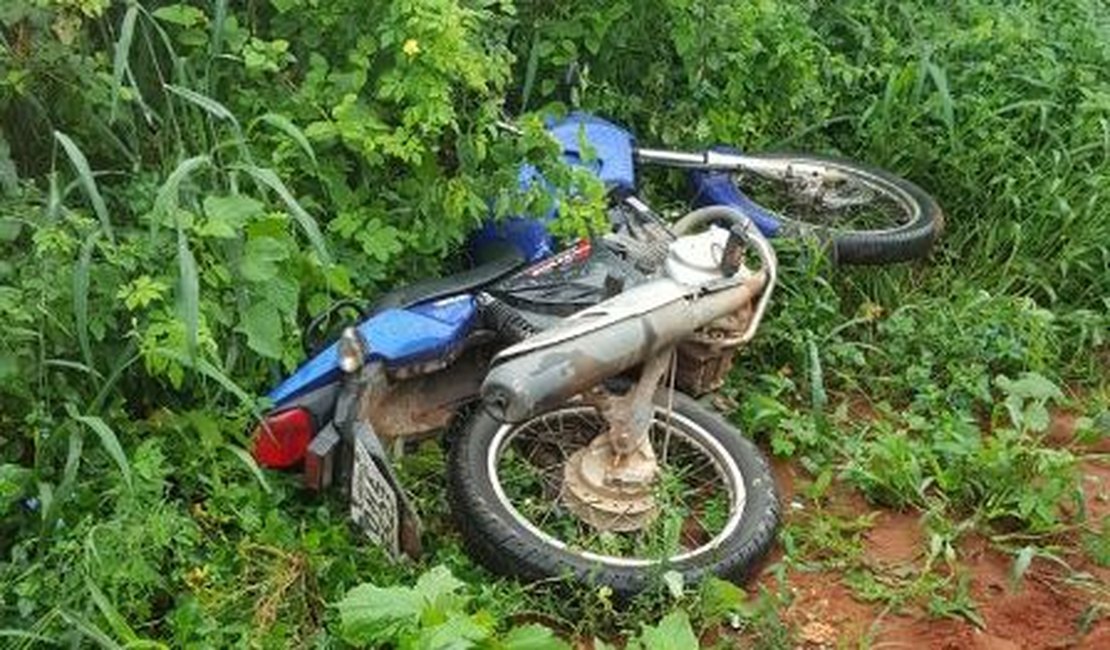 Rocam recupera motocicleta momentos após o roubo, em Arapiraca