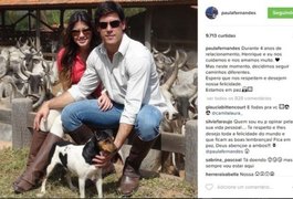 Paula Fernandes anuncia fim de noivado com dentista: ‘Estamos em paz’