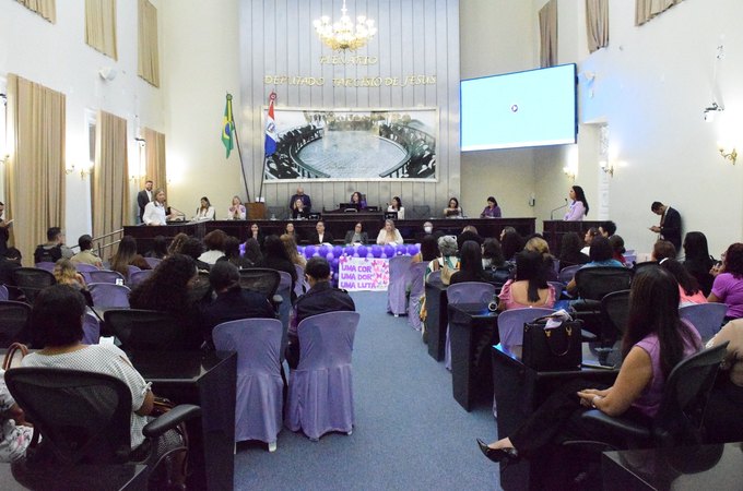 Dados de violência contra a mulher são apresentados em sessão especial do Agosto Lilás na Assembleia Legislativa