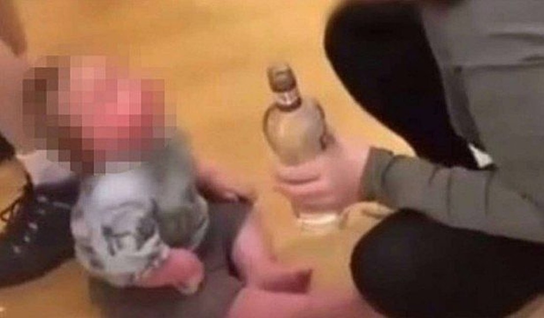 Casal é preso após dar dose de vodka a bebê