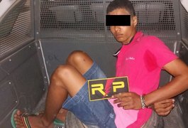 Menor é apreendido após praticar roubo no bairro Novo Horizonte, em Arapiraca