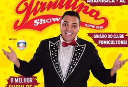 Humorista Tirulipa se apresenta em Arapiraca no próximo dia 13