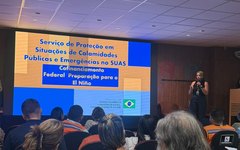 primeira-dama e secretária municipal de Assistência Social de Jaramataia, Cristiane Moreira,