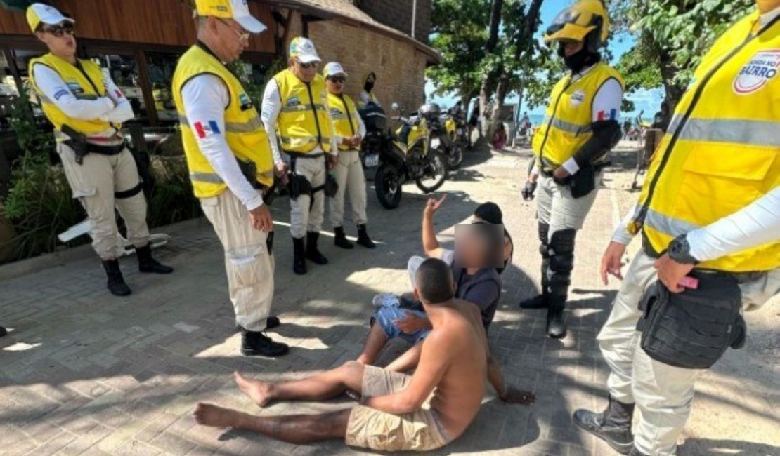 Ronda no Bairro atua em confusão na orla envolvendo turistas da Colômbia