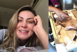 Andressa Urach abre gaveta de calcinhas 'beges e grandes' e justifica: 'Estou sem crush faz três anos'