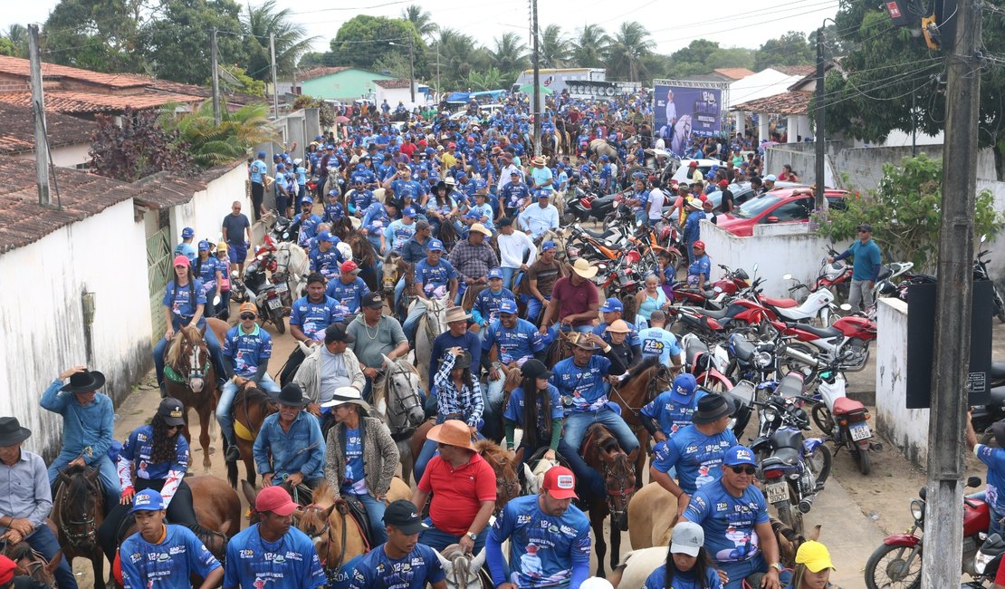 Multidão participa da 12ª Cavalgada Amigos do Zé Pacheco, em São Sebastião; assista