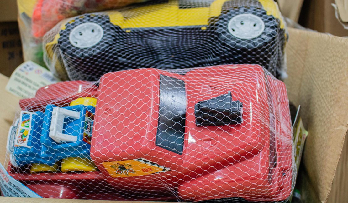 Mais de três mil brinquedos são doados a instituições sociais da Nota Fiscal Cidadã