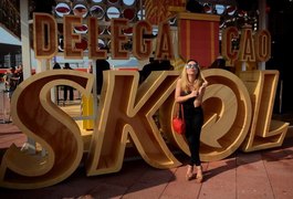 Rio 2016: Tatá Werneck e Gabriel Godoy vão a evento no Maracanã