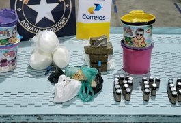 Polícia apreende mais de R$ 200 mil em drogas nos Correios, em Alagoas