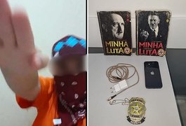 Jovem preso em Arapiraca fez saudação nazista em vídeo e forçava meninas a introduzirem facas nas genitais