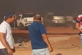 VÍDEO. Faísca provoca princípio de incêndio em oficina no bairro Jardim Tropical, em Arapiraca