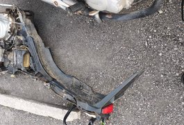 Motocicleta furtada é encontrada desmontada em plantação na zona urbana de Arapiraca
