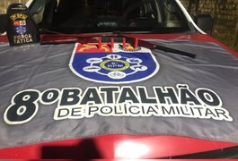 Polícia prende homem com arma de fogo em Rio Largo