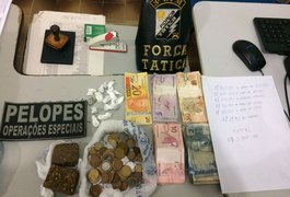 Homem é detido comprando drogas a menor de idade, em Arapiraca