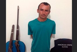 PC prende agricultor que tentou matar vizinho no interior de Alagoas