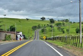 Caminhão carregado de madeira, tintas e metais pega fogo no interior de Alagoas