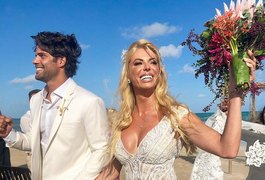 Apresentadora Caroline Bittencourt se casa com empresário em São Miguel dos Milagres