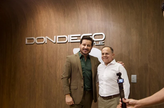 Pré-candidato a deputado federal Gilvan Barros visita o empresário Diego da 'DonDiego Style'