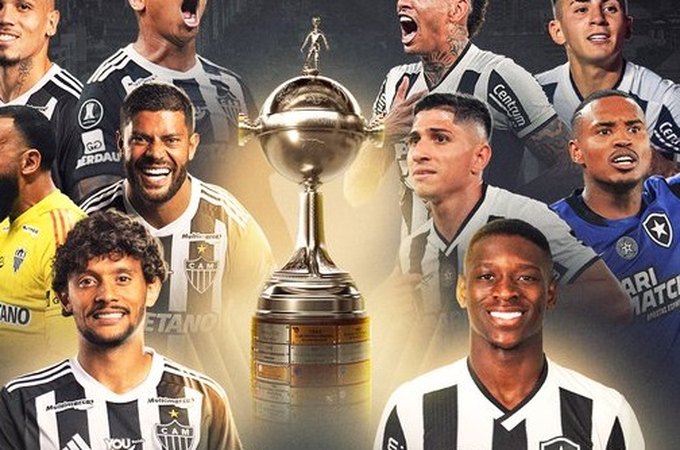 Atlético-MG e Botafogo jogam pela Glória Eterna da Copa Libertadores