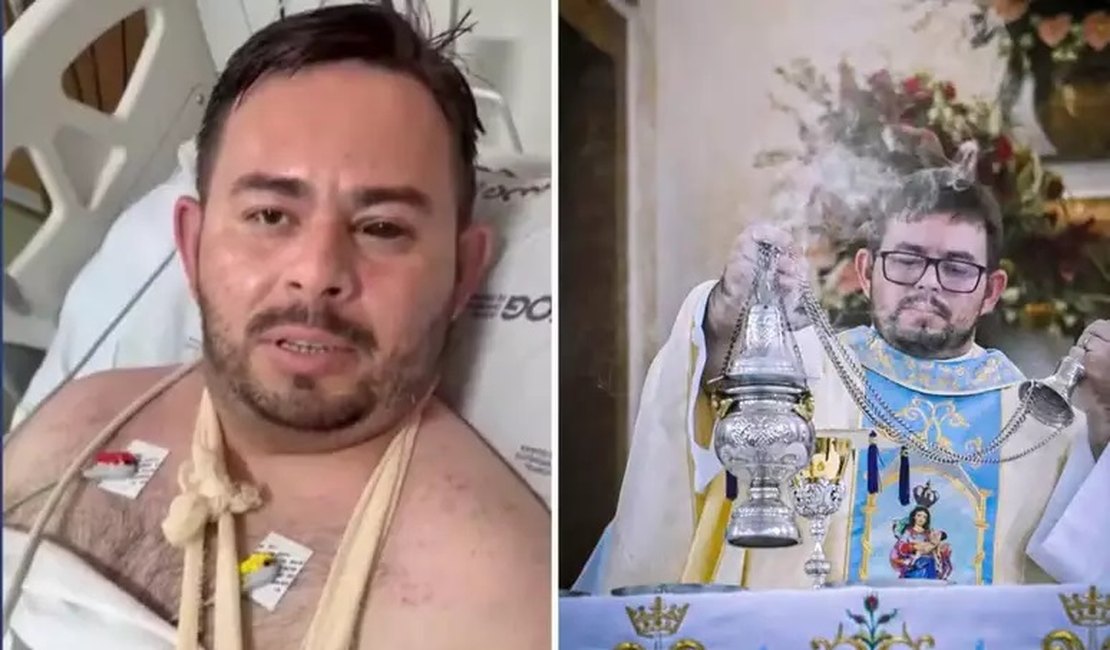 Padre sofre acidente de carro em Goiás e cita livramento: ‘Nossa Senhora me protegeu mais uma vez’