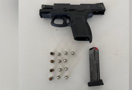 Polícia Militar recupera arma furtada de policial e prende suspeito em Arapiraca