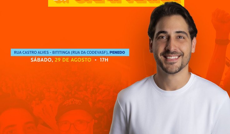 Com mega ato em Penedo, Guilherme Lopes oficializa candidatura à Assembleia Legislativa