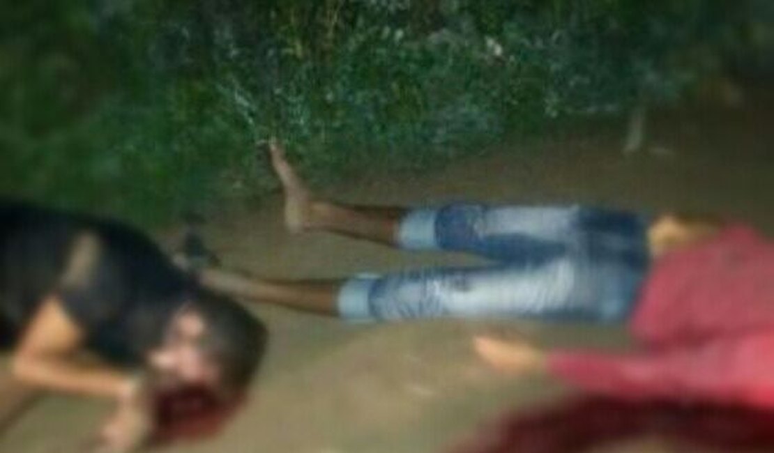 Dois jovens são assassinados a tiros e outro fica ferido em Lagoa da Canoa
