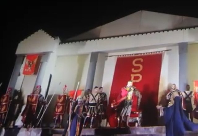 Espetáculo da Paixão de Cristo de Arapiraca é exibido no Cinesystem