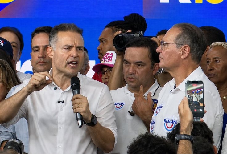 'Essa campanha será a campanha da confiança contra a dúvida', afirma Renan Filho em convenção do MDB