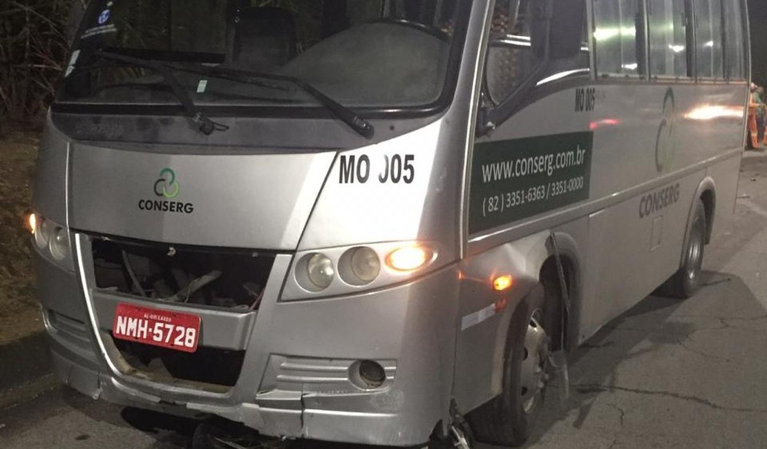 Colisão entre micro-ônibus e moto deixa motociclista morto na AL-210