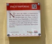 Placas de sinalização turística com QR-Code são instaladas no Centro Histórico de Penedo