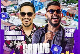 Los Borrachos e Everly Pires farão show pós-inauguração em Povoado de Traipu
