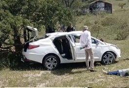 Motorista morre após capotamento de carro em Inhapi, no Sertão de Alagoas
