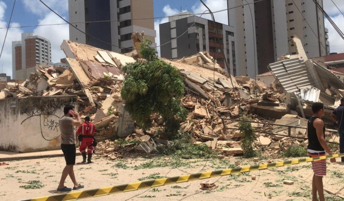 Vídeo. Prédio residencial de 7 andares desaba e deixa mortos e feridos em Fortaleza