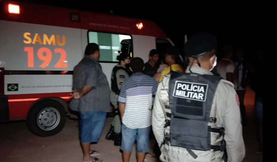 Condutores de motocicletas ficam feridos após colisão frontal na zona rural de Girau do Ponciano