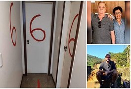 Polícia se impressiona com cena de terror em apartamento onde filho matou os pais a facadas
